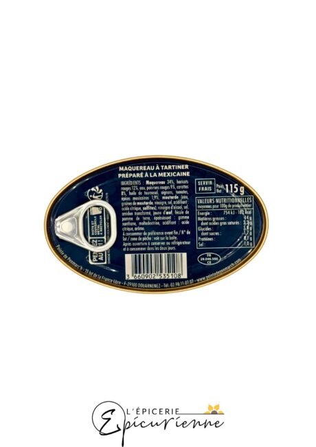 Maquereaux à tartiner à la mexicaine – Pointe de Penmarc’h