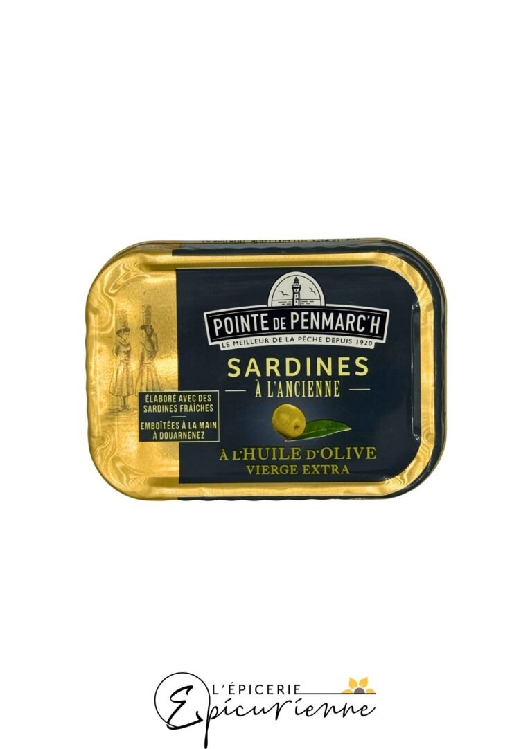 Sardines à l'ancienne et à l'huile d'olive vierge extra — Pointe de penmac'h