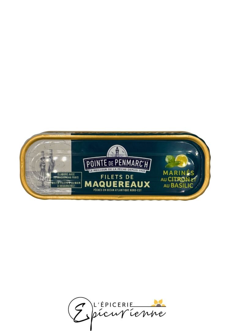 Filets de maquereaux marinés au citron – Pointe de Penmarc’h