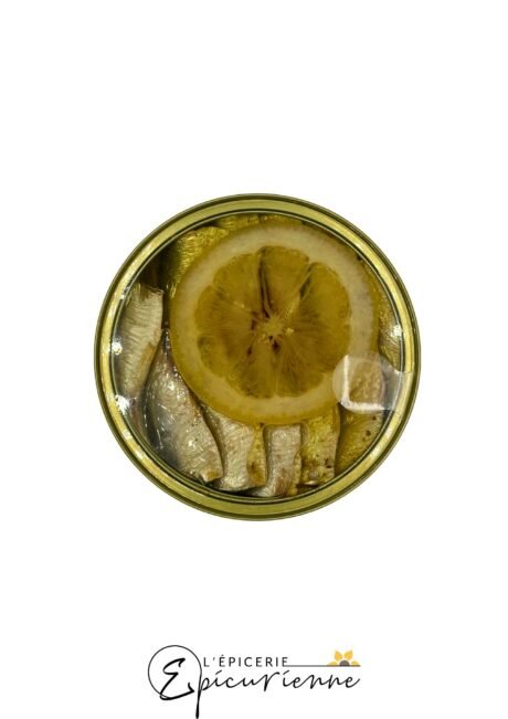 Petites sardines à l'huile d'olive et au citron - Kaviari