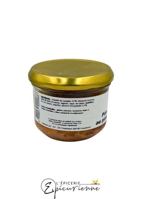 Pâté de sanglier au piment d'Espelette – Les Recettes de Bichette
