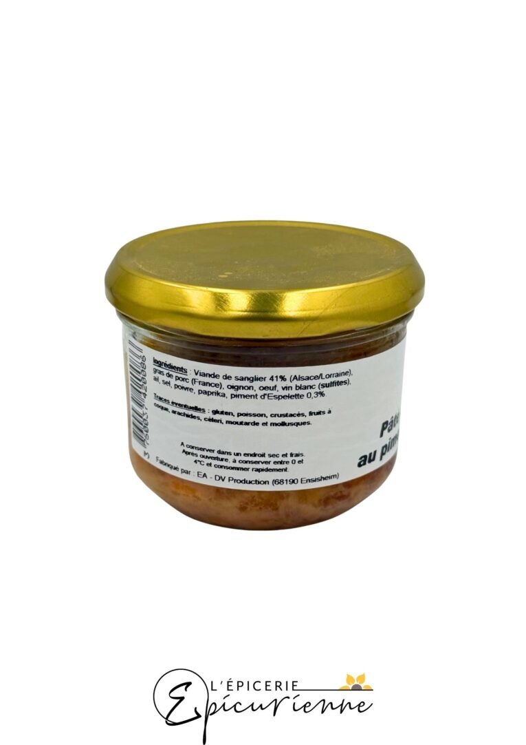 Pâté de sanglier au piment d'Espelette – Les Recettes de Bichette