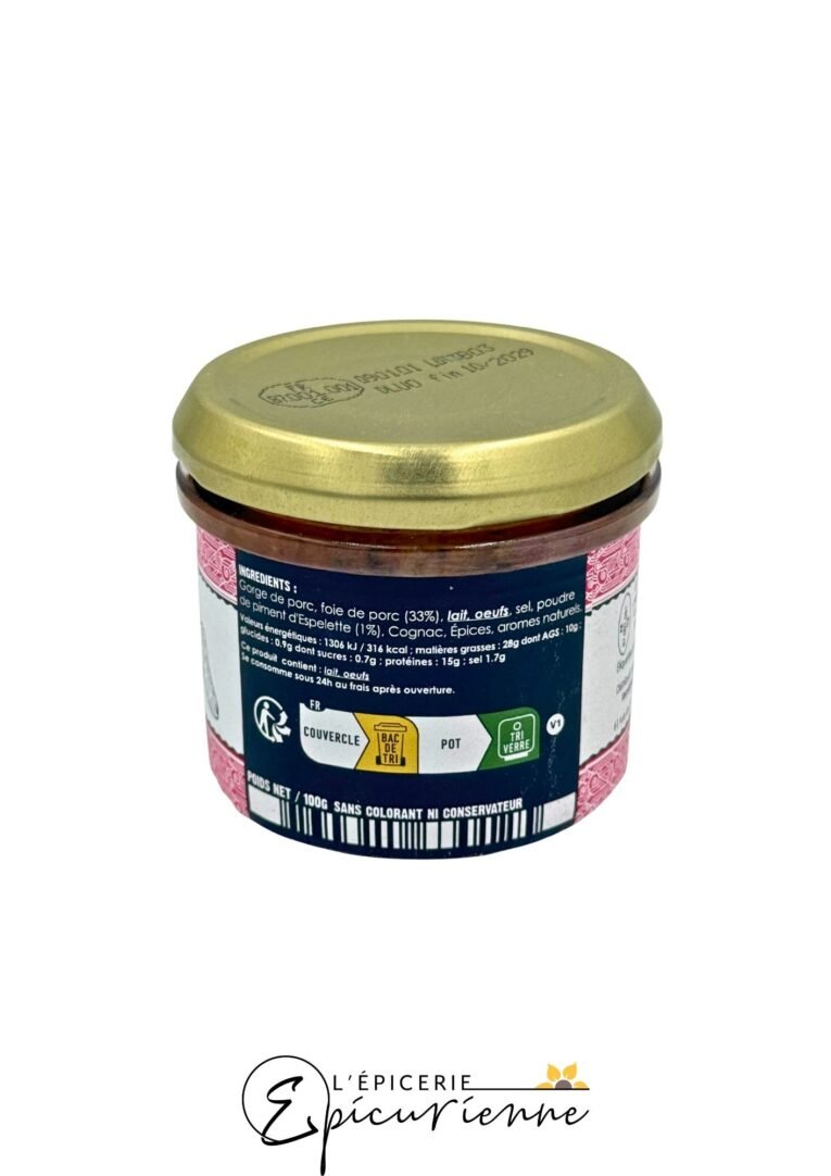 Terrine au piment d'Espelette - Picotti Picotta
