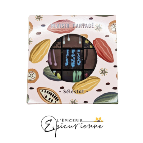 Mini coffret choco cubes 9 pièces – Plaisir Partagé