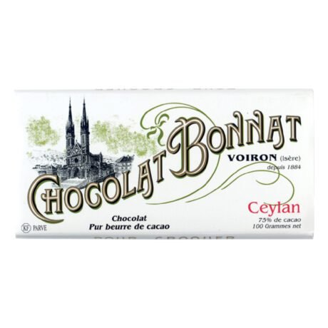 Chocolat noir Bonnat Ceylan - Tablette de 100g