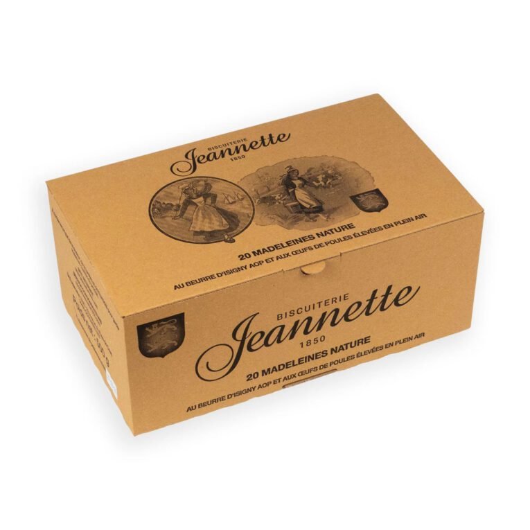 Madeleine Jeannette nature - Boite 250 g