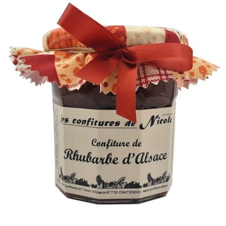 Confiture de rhubarbe d’Alsace- Nicole 250g