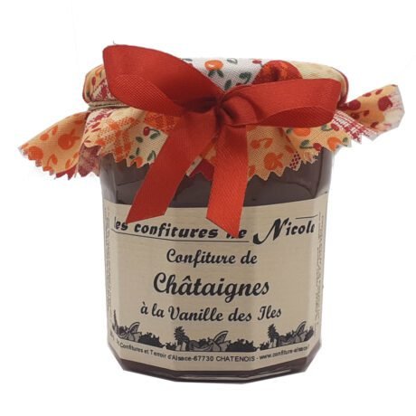 Confiture de châtaignes à la vanille - Nicole 250g