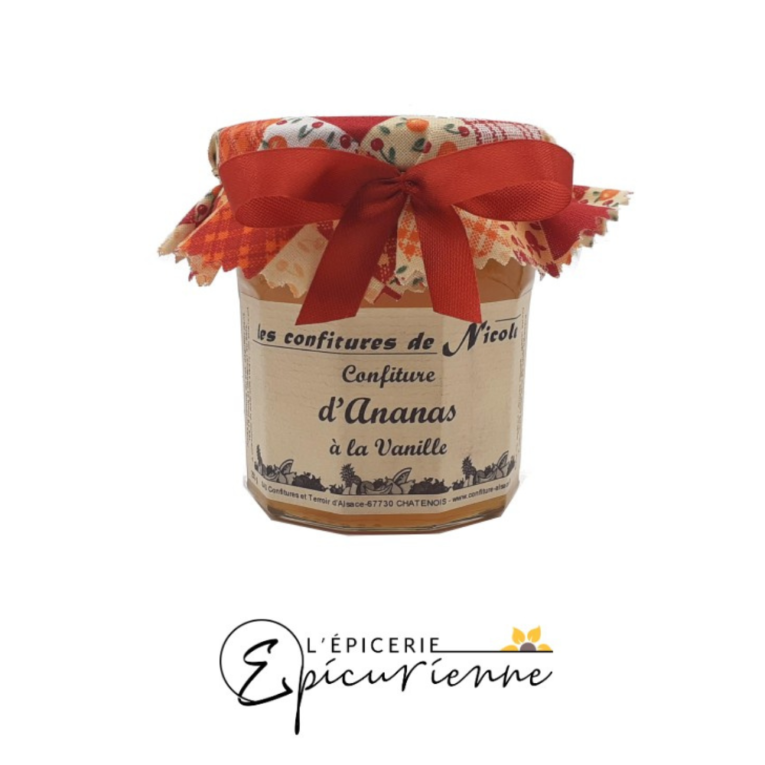 Confiture ananas vanille Nicole