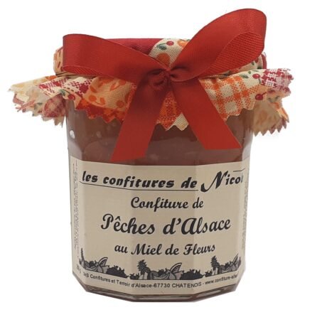 Confiture de pêches au miel - Nicole 250g