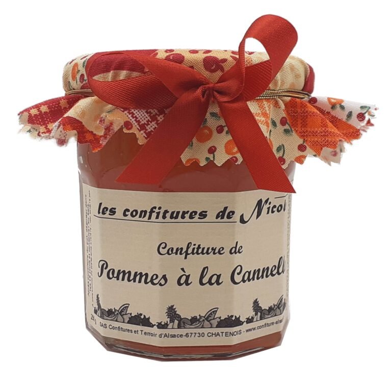 Confiture de pommes Canelle - Nicole 250g